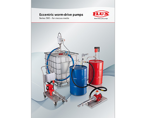 Eccentric worm-drive pumps - ATEX versions from 01-2020