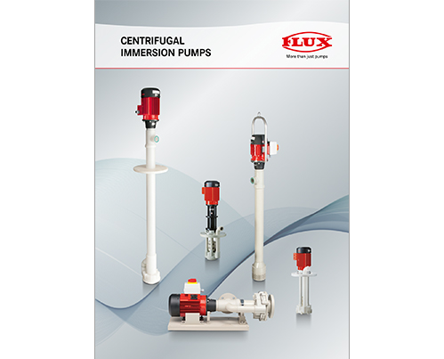 Centrifugal immersion pumps